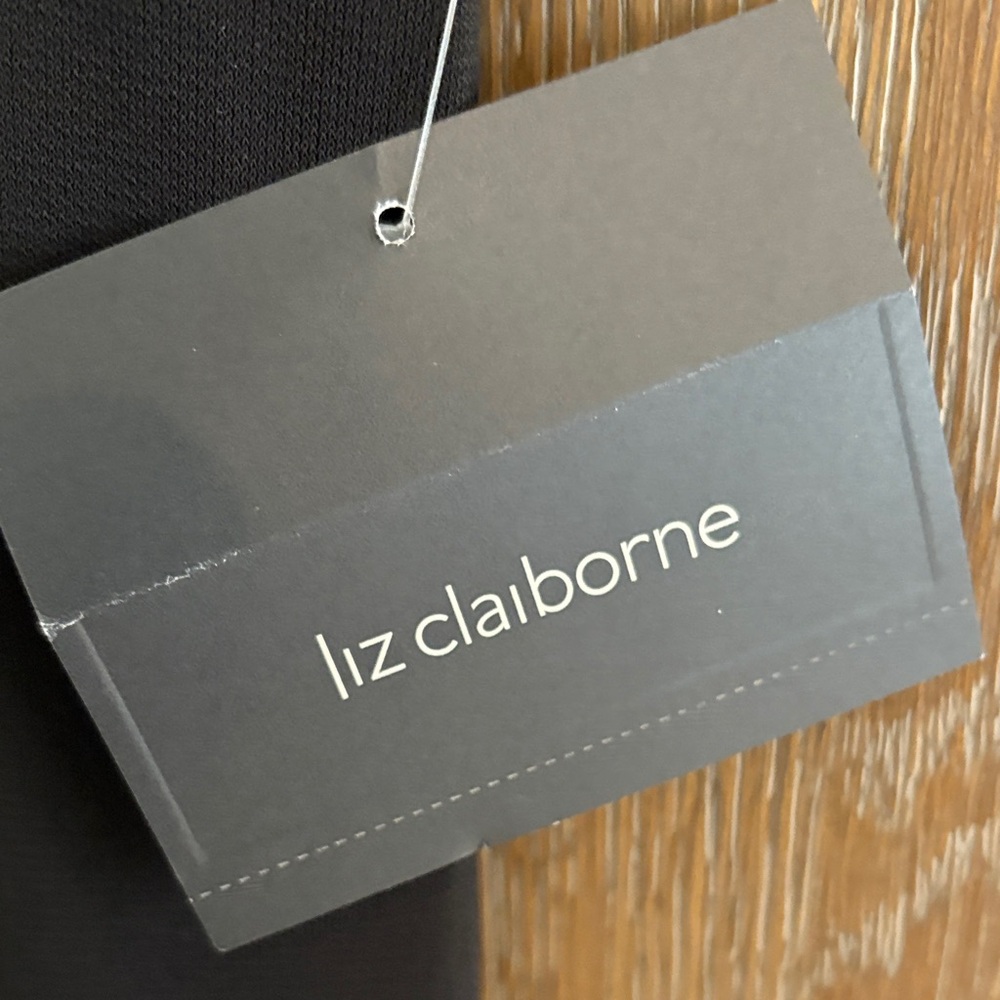 Liz Claiborne Black Wide Leg Pants - Picture 2 of 9